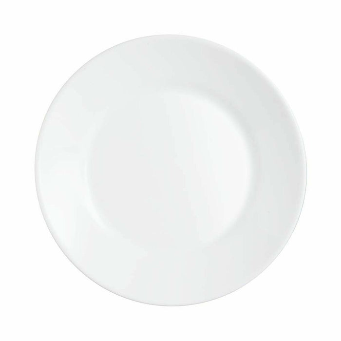 Geschirr-Set Arcoroc Restaurant Weiß Glas (Ø 23,5 cm) (6 uds)