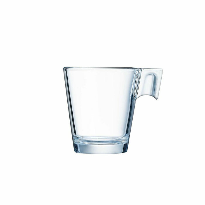 Henkelbecher Arcoroc ARC C1360 Durchsichtig Glas 12 Stück 80 ml