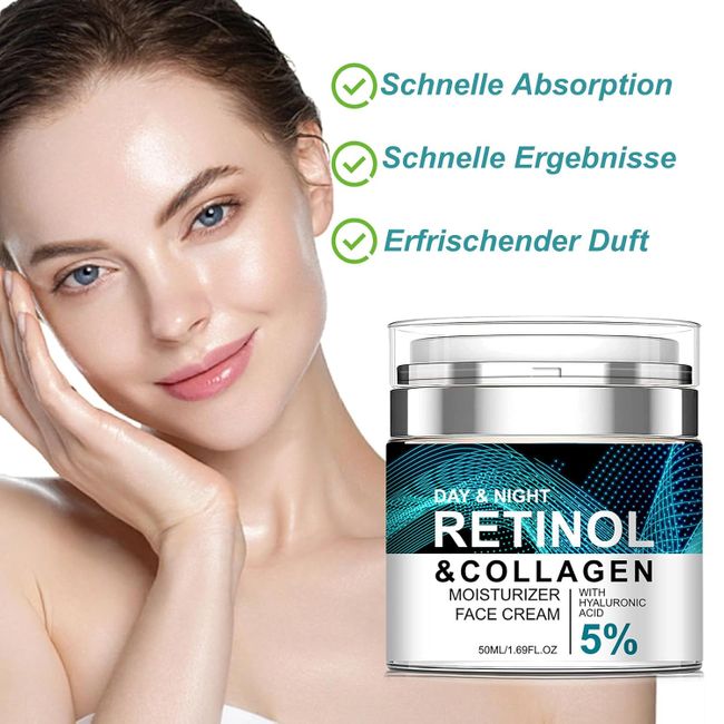 Soleneva Retinol Creme Gesicht, Anti Falten Creme