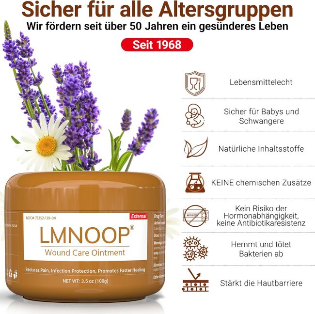 LMNOOP Dekubitus Creme Wundheilungssalbe