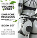 FOPS Harness Handschellen-Set Verstellbarer Bondage Gürtel