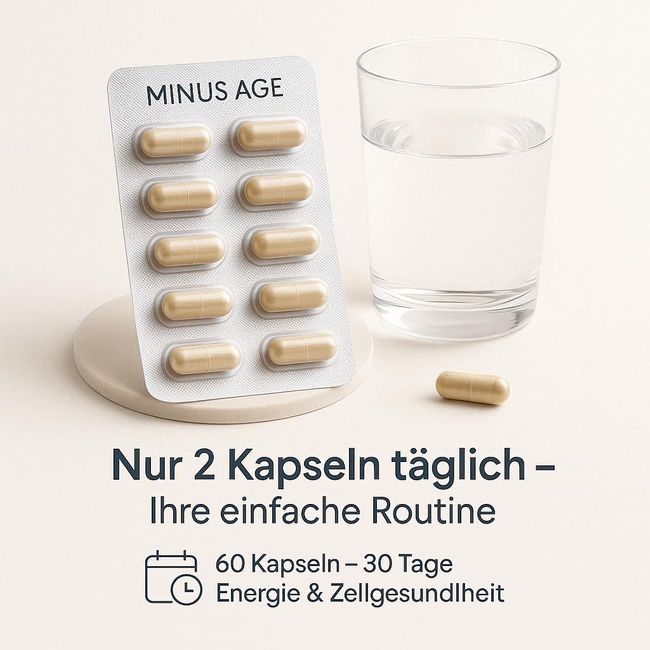 Minus Age Urolithin A  Gesundheit & Anti-Aging Kapseln V2602-2783