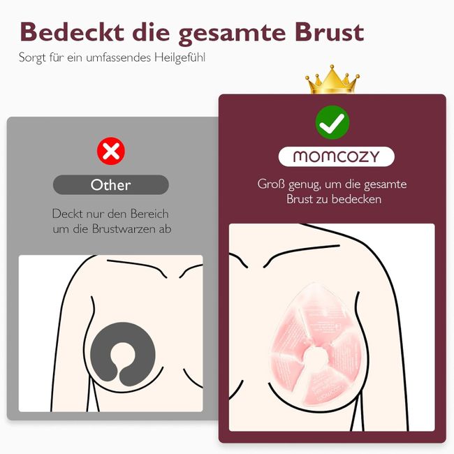 Momcozy Große Brusttherapie-Packs Kalt Warm Kompresse