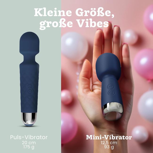 Oliver James Bullet Mini Vibrator Blau