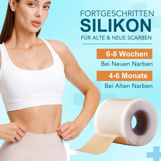 HUALIJIA Silikon Narbenpflaster für die Haut