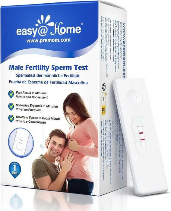 Fruchtbarkeitstest Sperma Test für Männer Easy@Home Spermientest  Zeugungsfähigkeit Schnelltest
