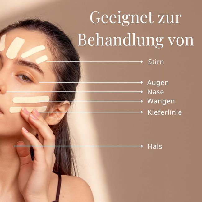 CureTape Beauty Kinesiologie Tape – Natürliches Gesichtslifting ohne OP
