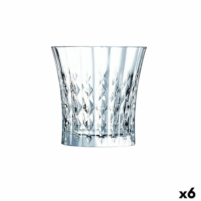 Becher Cristal d’Arques Paris Lady Diamond Durchsichtig Glas (270 ml) (Pack 6x)