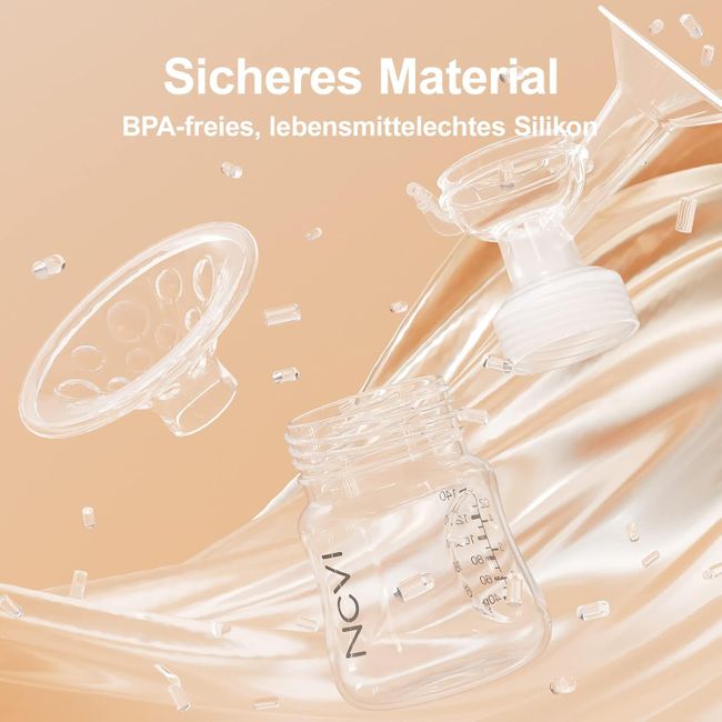 NCVI Handmilchpumpe inkl. Fläschchen