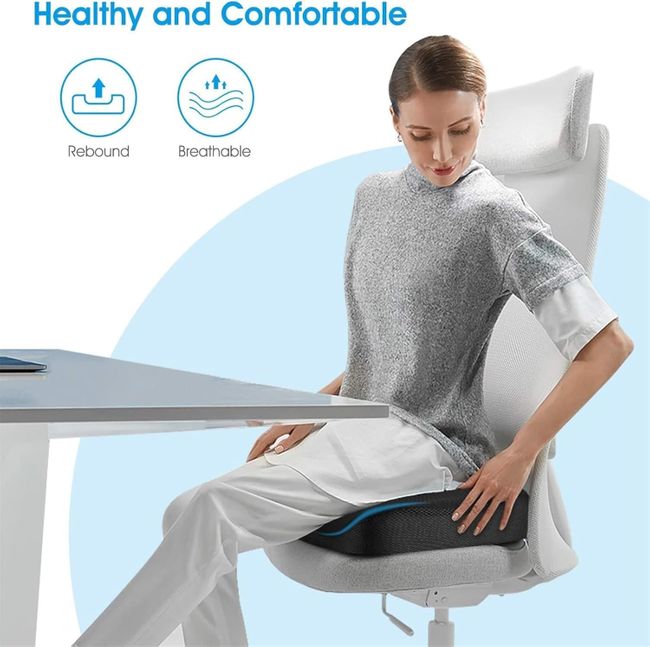 Feagar Sitzkissen Orthopädisches Sitzkissen aus Memory Foam