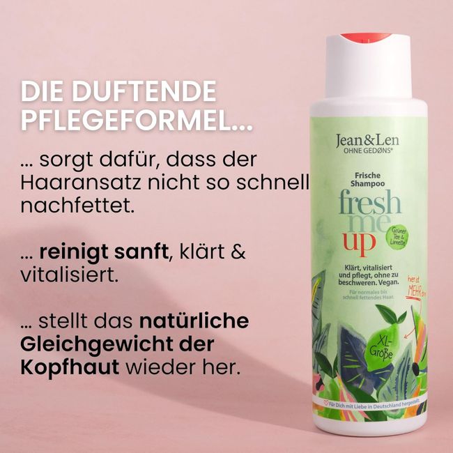 Jean & Len Frische Shampoo Grüner Tee & Limette
