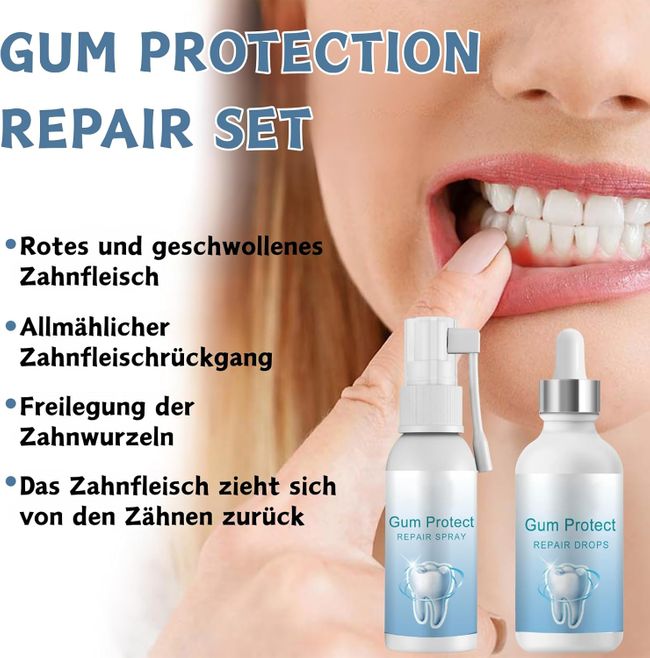SUMMISHI Zahnfleisch Reparatur Spray & Tropfen