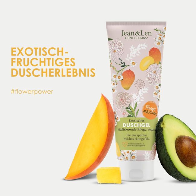 Jean & Len Exotisches Duschgel Mango & Avocado