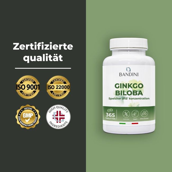 Bandini Ginkgo Biloba Tabletten