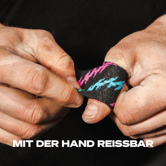 SPORTTAPE Hook Grip Daumentape – 3 Rollen - 3,8 cm x 4,5 Blau