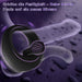 YAWNSHE Penisring Vibrator mit 360° Verstellbarem Perlen