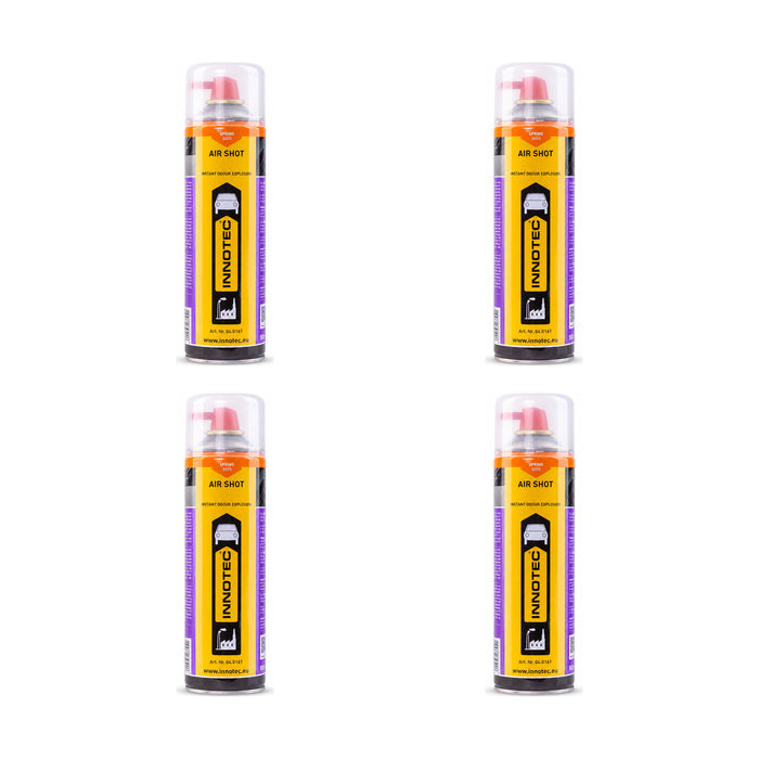 Innotec Air Shot, Spring (Orange) – 500 ml · Aerosol, 4er-Set, Artikelnummer 1213-04