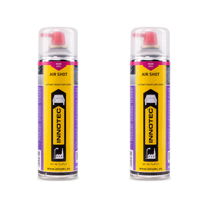 Innotec Air Shot, Musk (Pink) – 500 ml · Aerosol, 2er-Set, Artikelnummer 1213-05