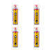 Innotec Air Shot, Musk (Pink) – 500 ml · Aerosol, 4er-Set, Artikelnummer 1213-05