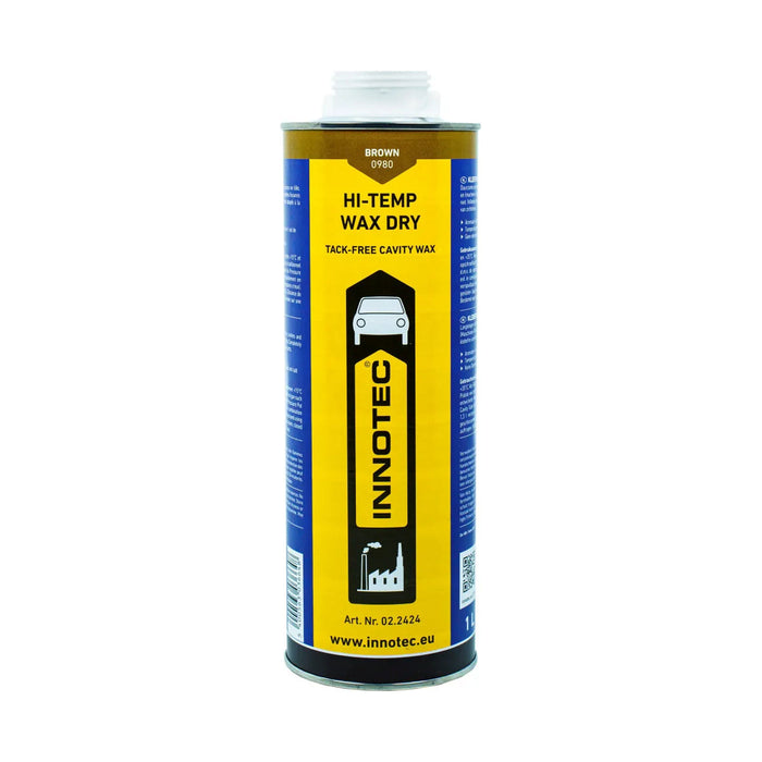 Innotec Hi-Temp Wax Dry, Dunkelbraun – 1 Liter · Normdose, 1 Stück, Artikelnummer 1364-1