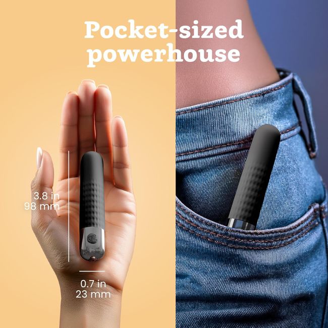 Oliver James Bullet Vibrator Schwarz