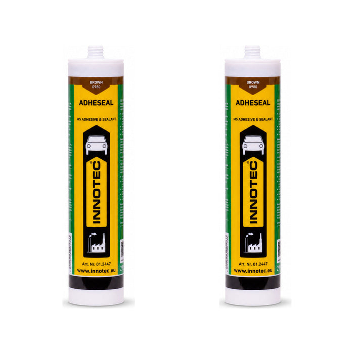 Innotec Adheseal, Dunkelbraun – 290 ml · Kartusche, 2er-Set, Artikelnummer 1433