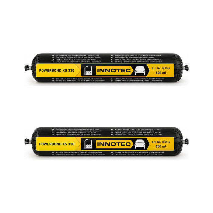 Innotec Powerbond XS 330, Schwarz – 600 ml · Beutel, 2er-Set, Artikelnummer 1451-6