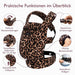 Momcozy Baby Trage - Leichte & Atmungsaktive Leopard