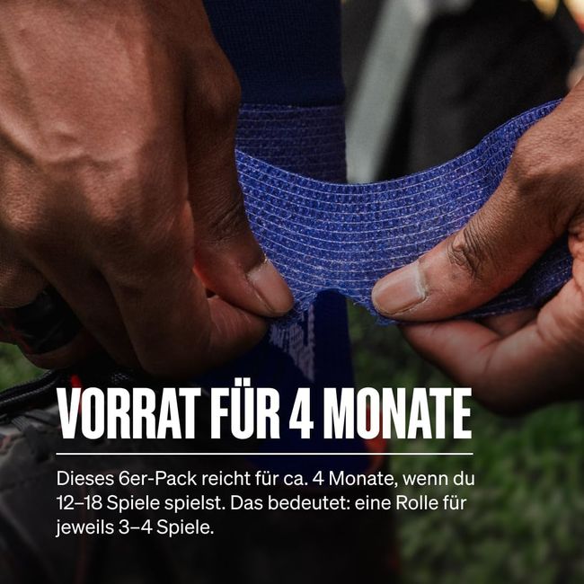 SPORTTAPE  Selbstklebender verband - 6 Rollen, 5 cm x 4,5 m Marine