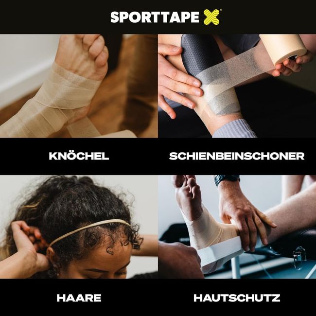 SPORTTAPE schaumstoff tape pre wrap – 7 cm x 27 m - Beige