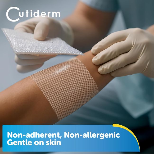 Cutiderm sterile Paraffingaze Kompresse 10 cm x 10 cm