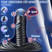 Tagnaff AI Sync Anal Dildo & Grinder-Vibrator mit Silikon