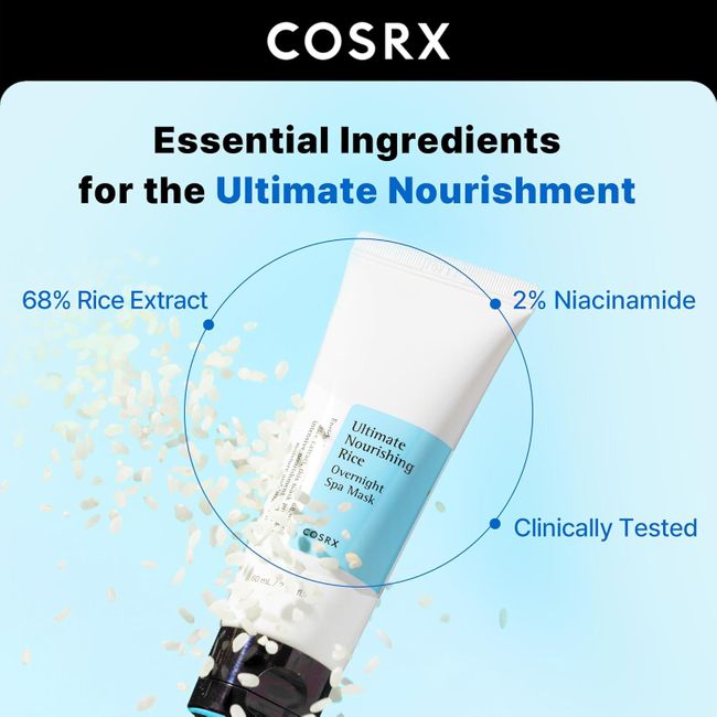 COSRX Gesichtsmaske Ultimate Nourishing Rice Overnight Spa Mask