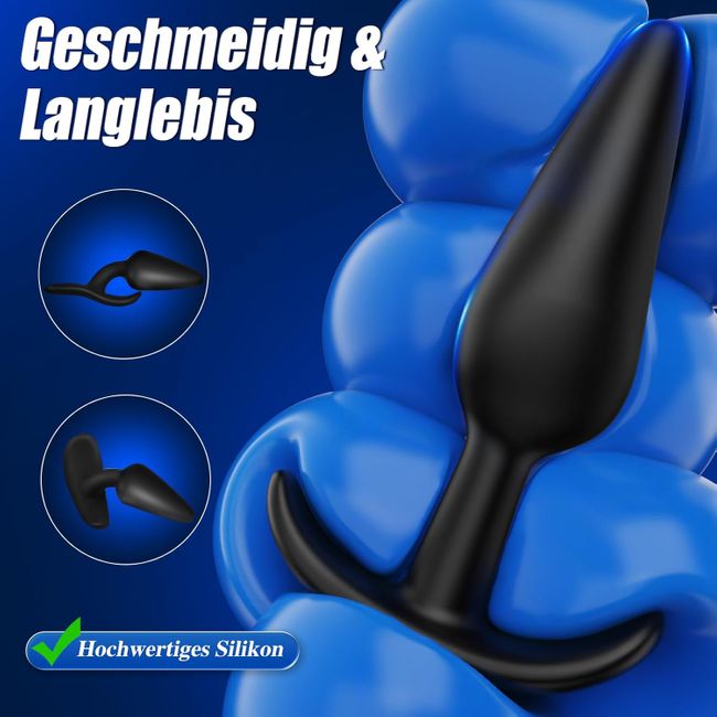 Tagnaff Analplug für Frauen Männer mit Analdusche