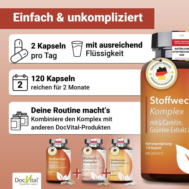 DocVital Stoffwechsel Komplex Kapseln