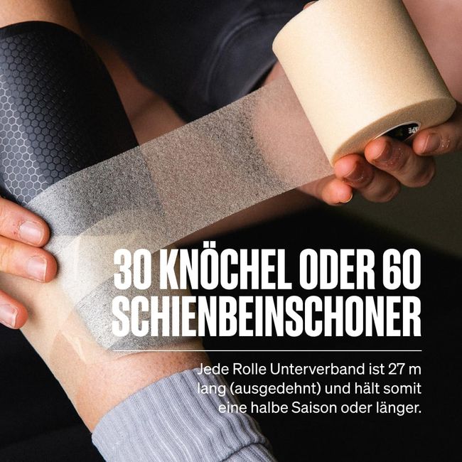 SPORTTAPE schaumstoff tape pre wrap – 7 cm x 27 m - Beige