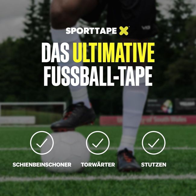 SPORTTAPE  Selbstklebender verband - 6 Rollen, 5 cm x 4,5 m weiß