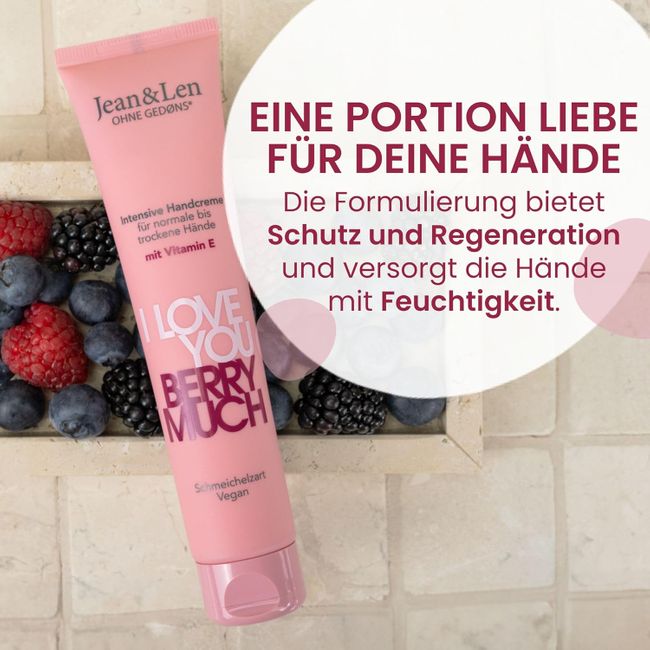 Jean & Len Handcreme I Love You Berry Much
