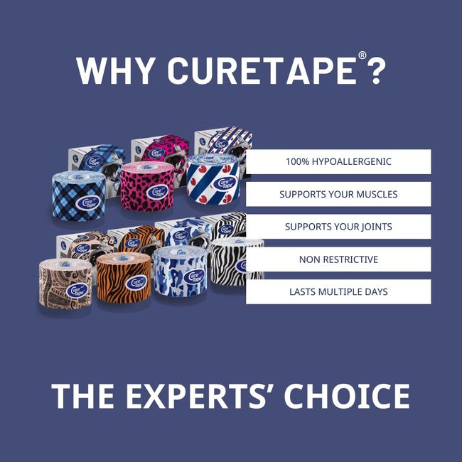 CureTape Kinesiotapes Kinesiologie Tape Army Blue