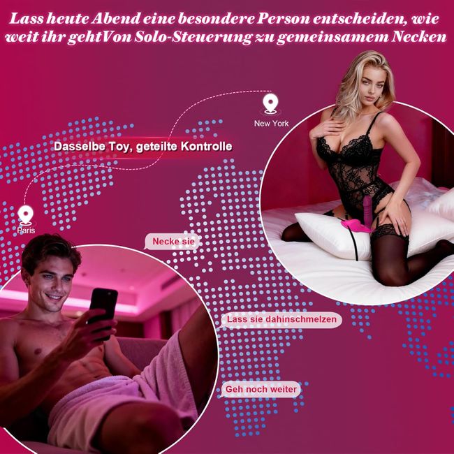 YAWNSHE Aufsitz Dildo Vibration für Frauen mit Stoßfunktion
