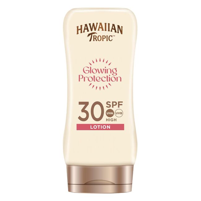 Hawaiian Tropic | Glowing Protection Sunscreen, Schützende Sonnenlotion LSF 30 UVA + UVB Schutz