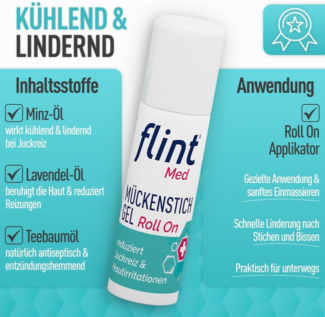 flint Mückenstich Gel Roll On
