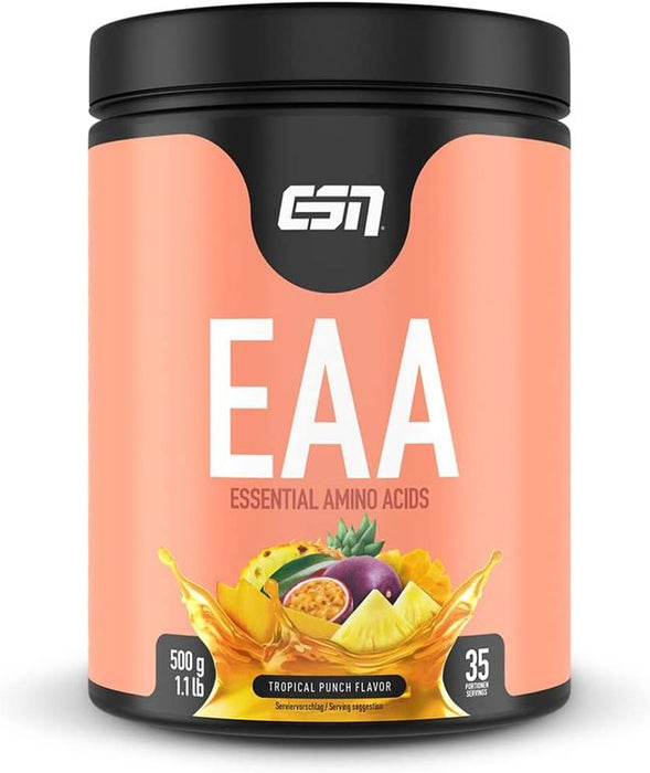 ESN EAA, Tropical Punch - alle 8 essenziellen Aminosäuren und zusätzlich die BCAAs