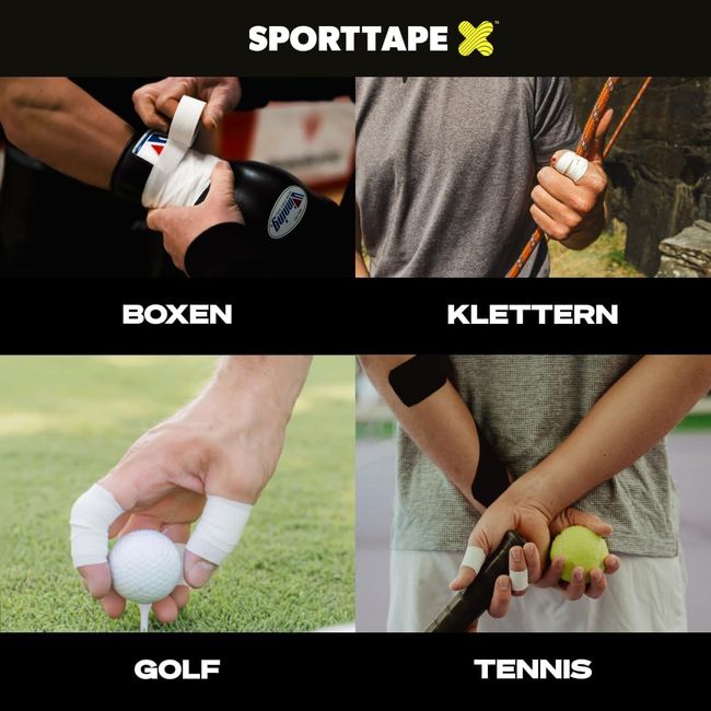 SPORTTAPE zinkoxid sporttape weiß - 2,5 cm x 10 m
