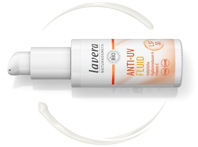 lavera Anti-UV Fluid LSF 30 - schützt vor UV-Strahlung - mineralischer Schutz