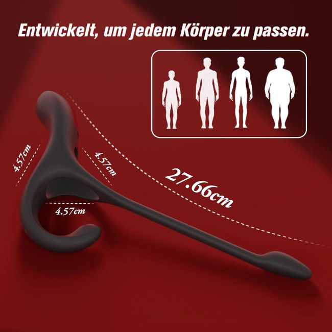 YAWNSHE Analplug Prostata Hoden Stimulation Männer