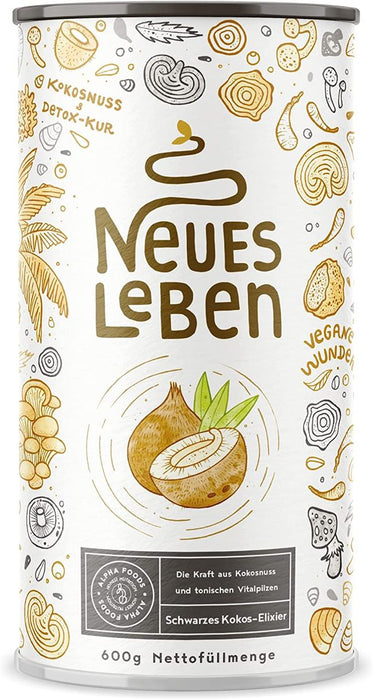 Neues Leben - Schwarzes Detox-Elixier