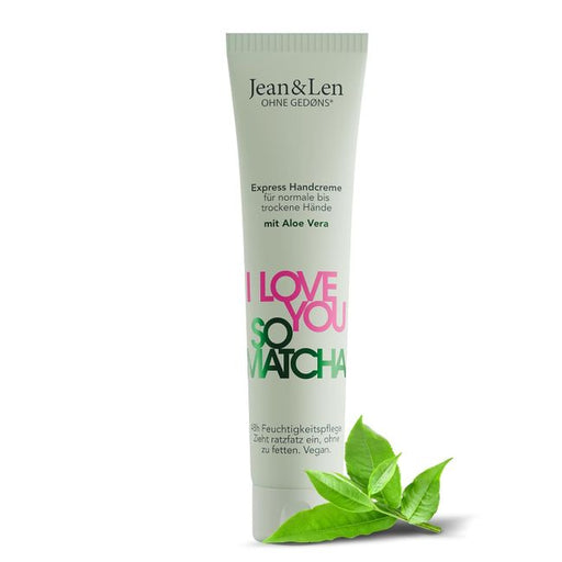 Jean & Len Handcreme I Love You So Matcha