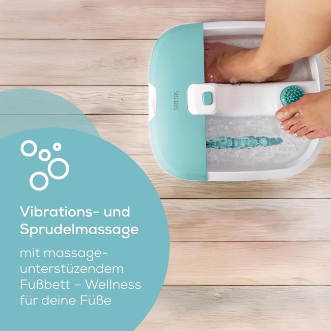 Sanitas Fußbad Vibrations- & Sprudelmassage