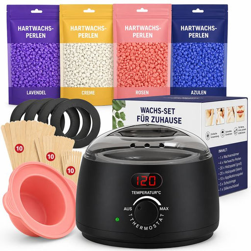 IFANZETECH Waxing Set Wachs Haarentfernung Gesicht Körper